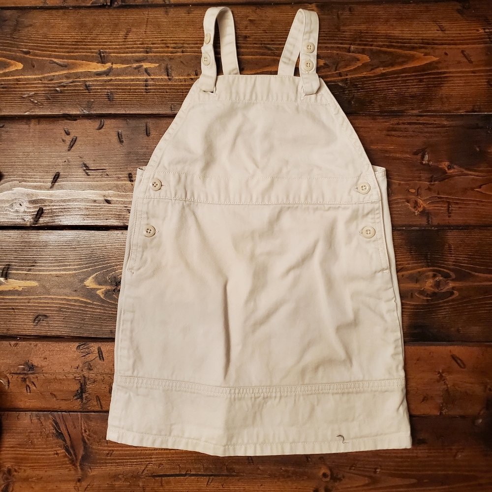 Gap XXS girls khaki jumper pinafore dress, Y2K